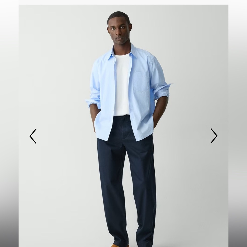 New Theory Weekend Shirt in Cotton (Size: M)
